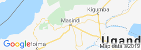 Masindi map
